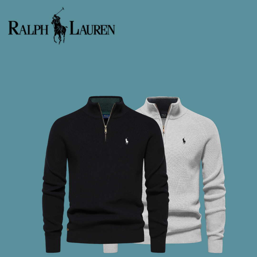 Zip Collar Sweater R&L 1+1 (CLEARANCE SALE)