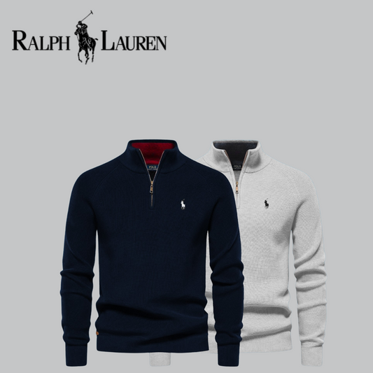 Zip Collar Sweater R&L 1+1 (CLEARANCE SALE)