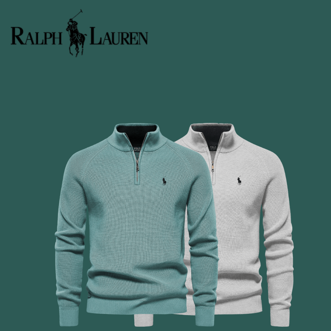Zip Collar Sweater R&L 1+1 (CLEARANCE SALE)