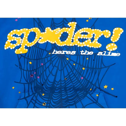 "Sp5der" Hoodie Blue